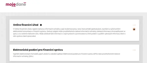 Zde znovu vybíráme mezi klasickým růžovým formulářem nebo zjednodušenou funkcí Poradce.